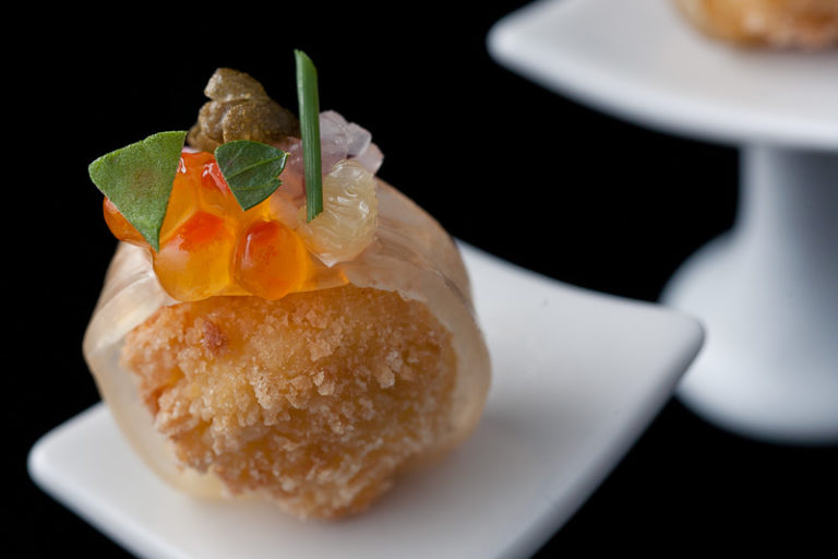 Croquette, Smoked Steelhead Roe, Endive, Radish – The Alinea Project