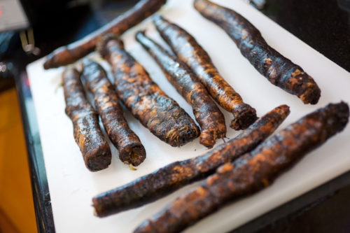 Salsify, Smoked Steelhead Roe, Parsley Root, Radish – The Alinea Project