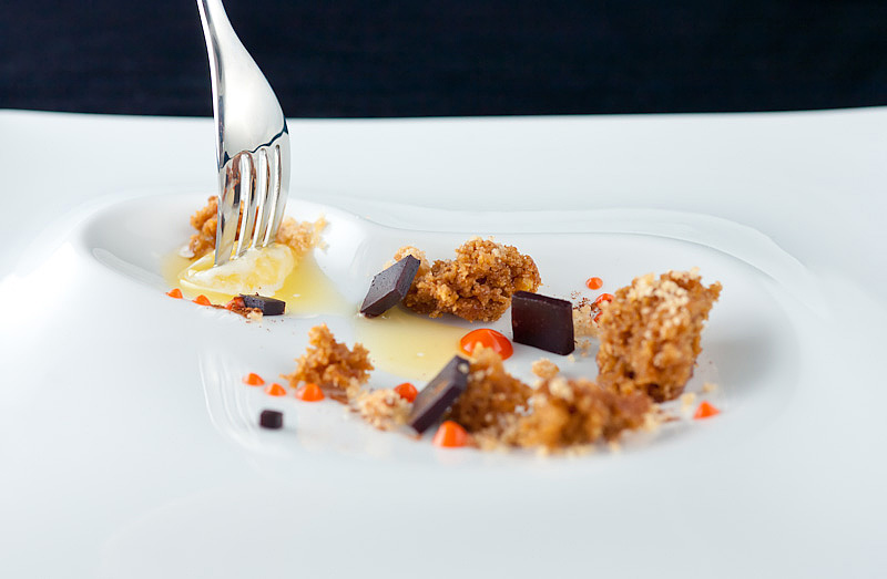 Hazelnut, Carrot, Raisin, Melted Butter